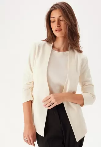 Tilbud: Her 3/4 New Blazer kr 449 på Bubbleroom