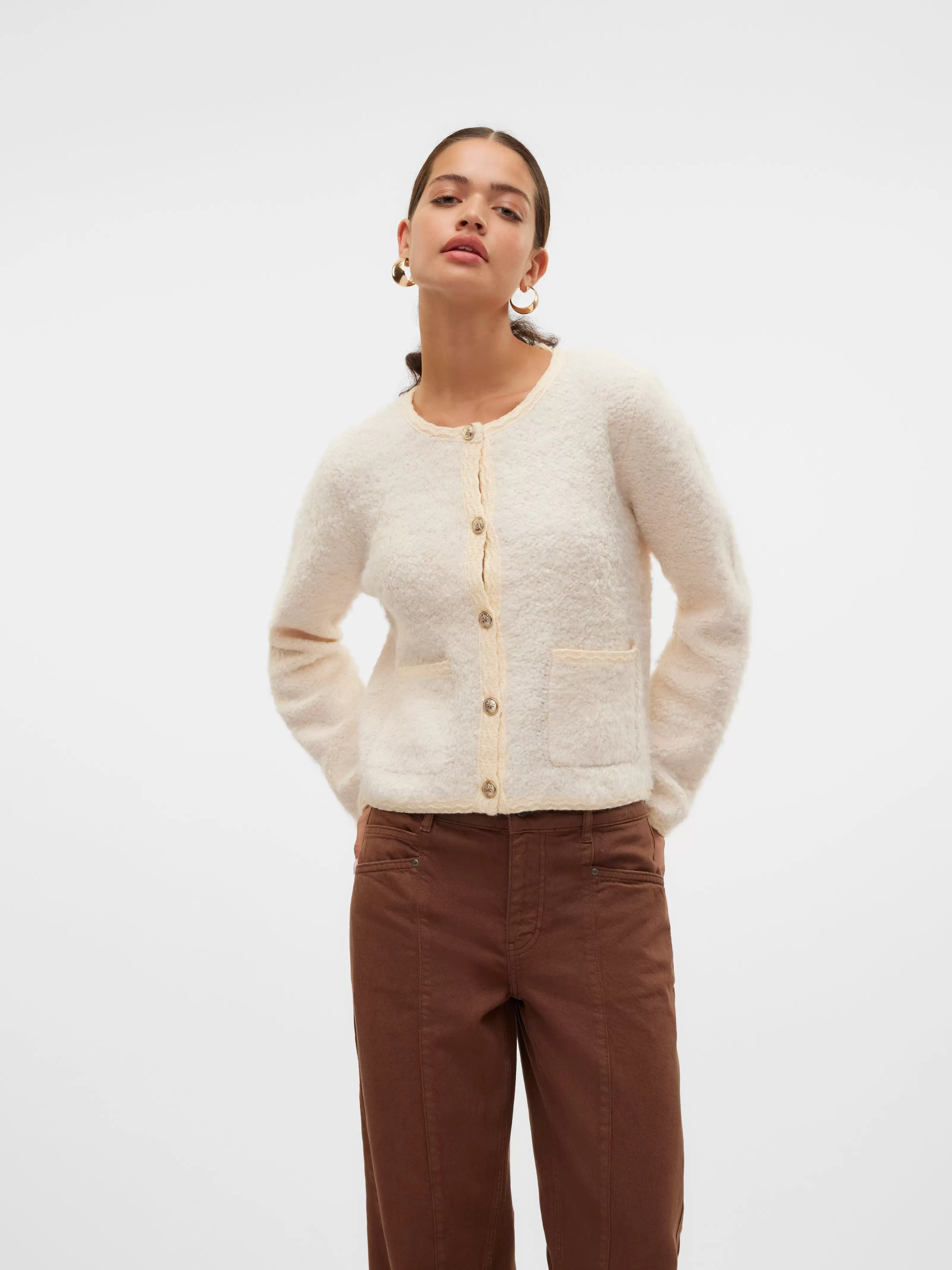 Tilbud: VMMEZA Strikket cardigan kr 749,95 på Vero Moda