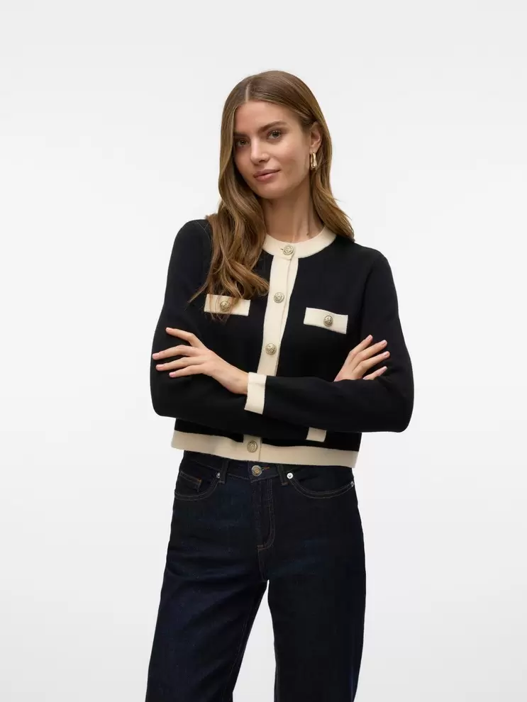 Tilbud: VMSABA Strikket cardigan kr 499,95 på Vero Moda