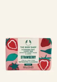 Tilbud: Strawberry Såpestykke kr 55,3 på The Body Shop