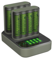 Tilbud: GP ReCyko batterilader med 8 batterier kr 549 på Clas Ohlson