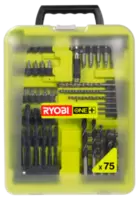 Tilbud: Ryobi bor- og bitssett 75 deler RAK75DDMIX kr 239,9 på Clas Ohlson