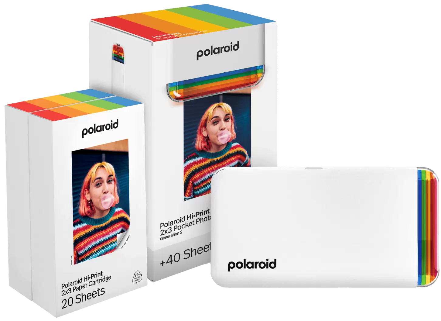 Tilbud: Polaroid HiPrint 2x3 Starter Set 2.gen kr 1079,2 på Telenor