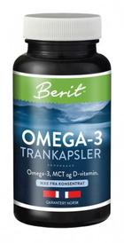 Tilbud: Berit Omega-3 MCT+D trankapsler kr 215 på Sunkost