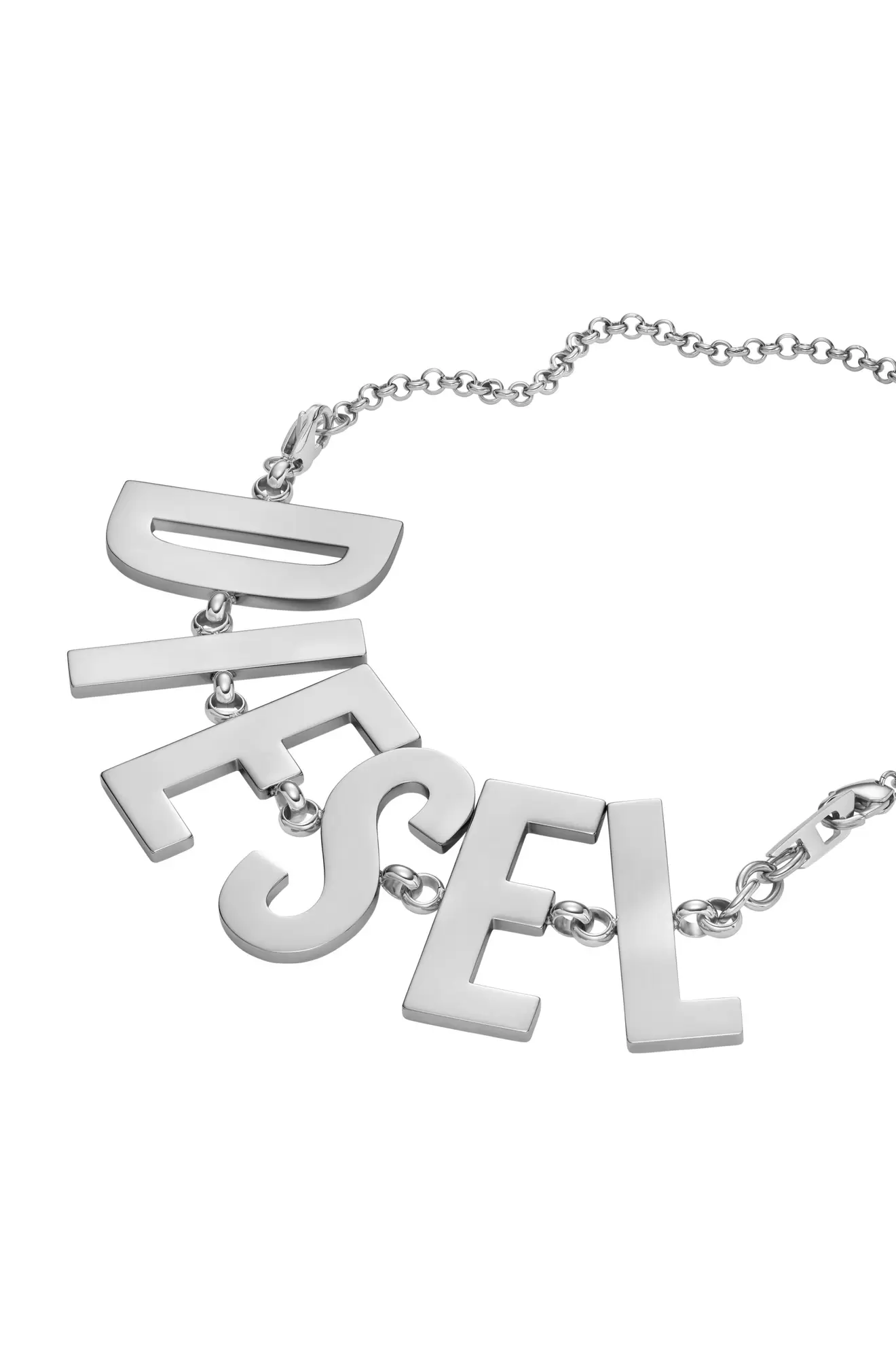 Tilbud: Stainless steel chain necklace/bracelet kr 1886 på Diesel