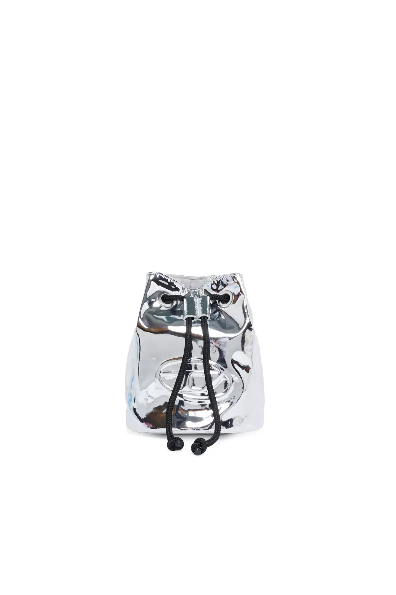 Tilbud: Shiny bucket bag in coated PU kr 1653 på Diesel