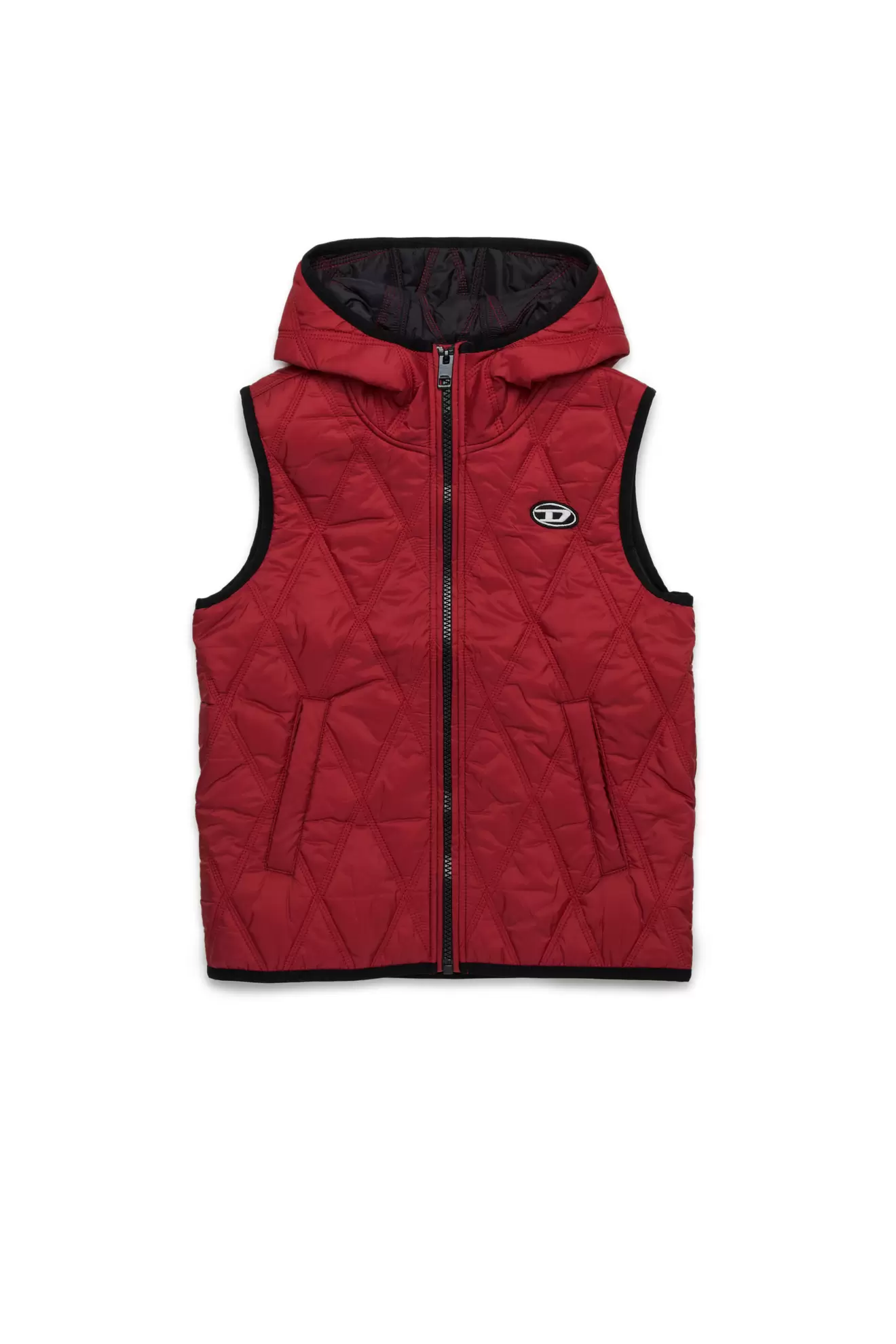 Tilbud: Hooded quilted nylon vest kr 1653 på Diesel