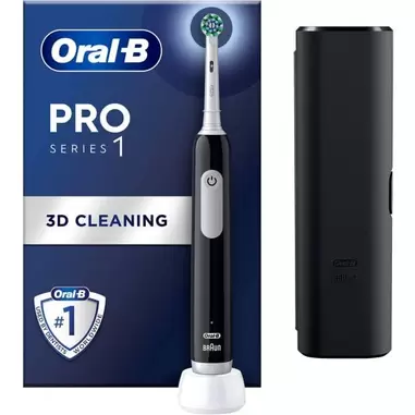 Tilbud: Oral-B Pro1 Black + TC Elektrisk Tannbørste kr 549 på ELON