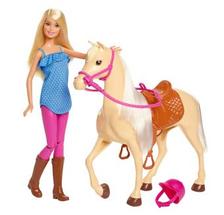 Tilbud: Barbie Dukke med hest lekesett kr 499 på Extra Leker