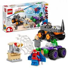 Tilbud: LEGO Marvel - Oppgjør mellom Hulk og Rhino-truck 10782 kr 191,25 på Extra Leker