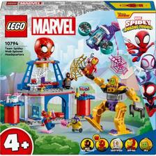 Tilbud: LEGO Marvel Spidey - Team Edderkoppens spindelvev-hovedkvarter 10794 kr 505,5 på Extra Leker