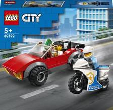 Tilbud: LEGO City - Politimotorsykkel på biljakt 60392 kr 80,25 på Extra Leker