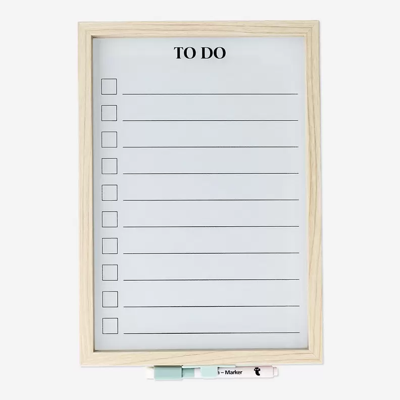 Tilbud: Glass planner board with marker - A4 kr 70 på Flying Tiger Copenhagen