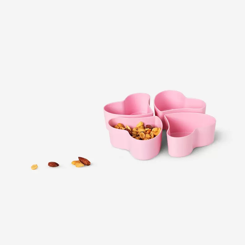 Tilbud: Set of pink serving bowls - 4 pcs kr 40 på Flying Tiger Copenhagen