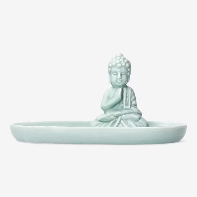 Tilbud: Green ceramic Buddha tray kr 50 på Flying Tiger Copenhagen