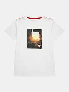Tilbud: Front print t-shirt kr 300 på Guess
