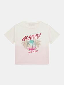 Tilbud: Front print stretch t-shirt kr 400 på Guess