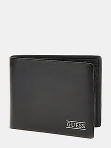 Tilbud: New Boston genuine leather wallet kr 900 på Guess