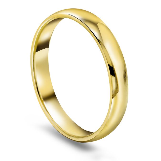 Tilbud: Kaja & Fredrik giftering i 375 gult gull | 3 mm bredde kr 2499 på Gullfunn