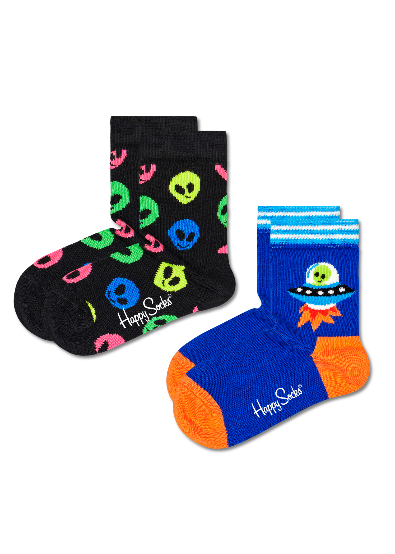 Tilbud: 2-Pack Kids Alien Sock kr 6 på Happy Socks