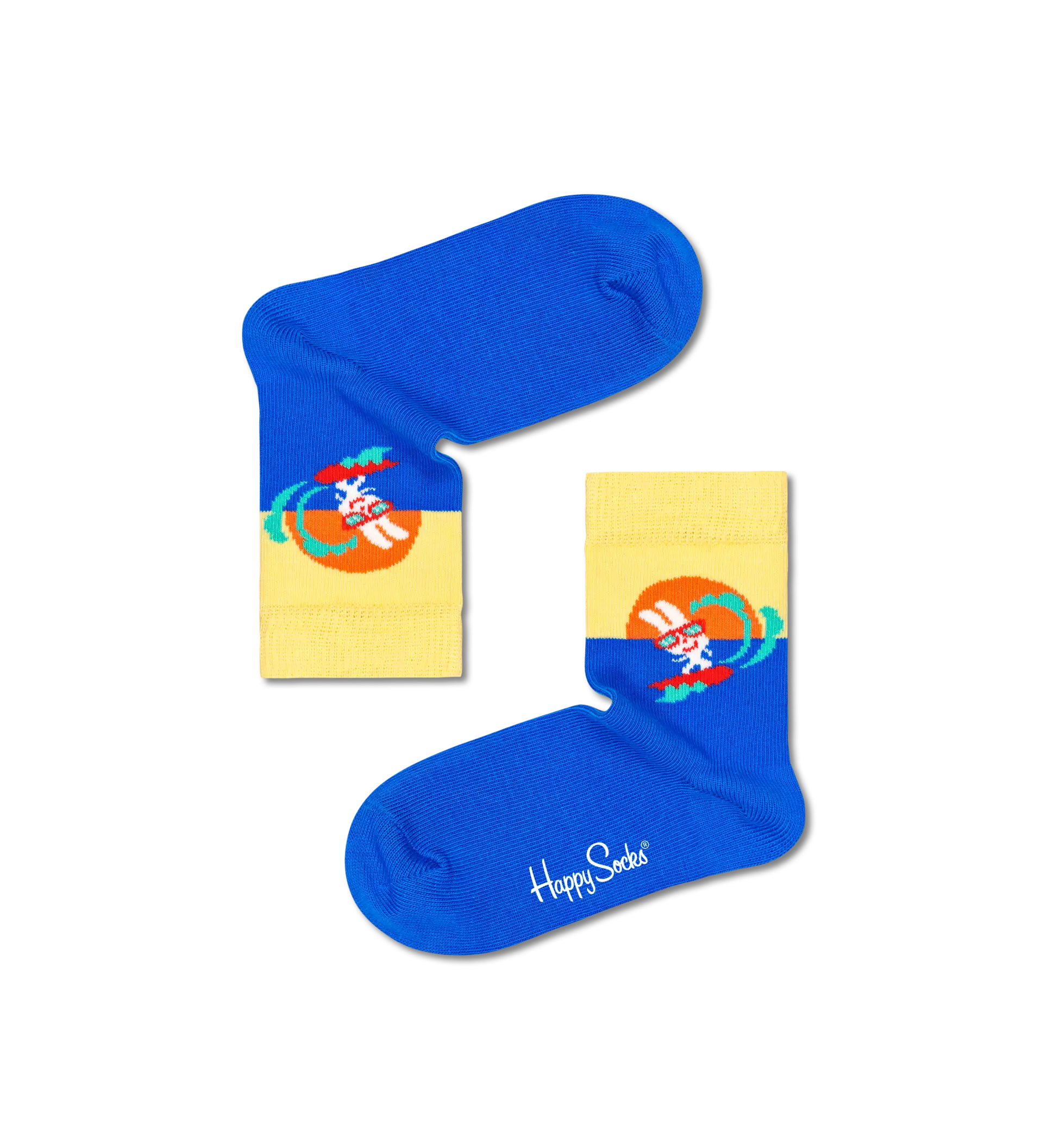 Tilbud: Kids Surfing Bunny Sock kr 3,5 på Happy Socks