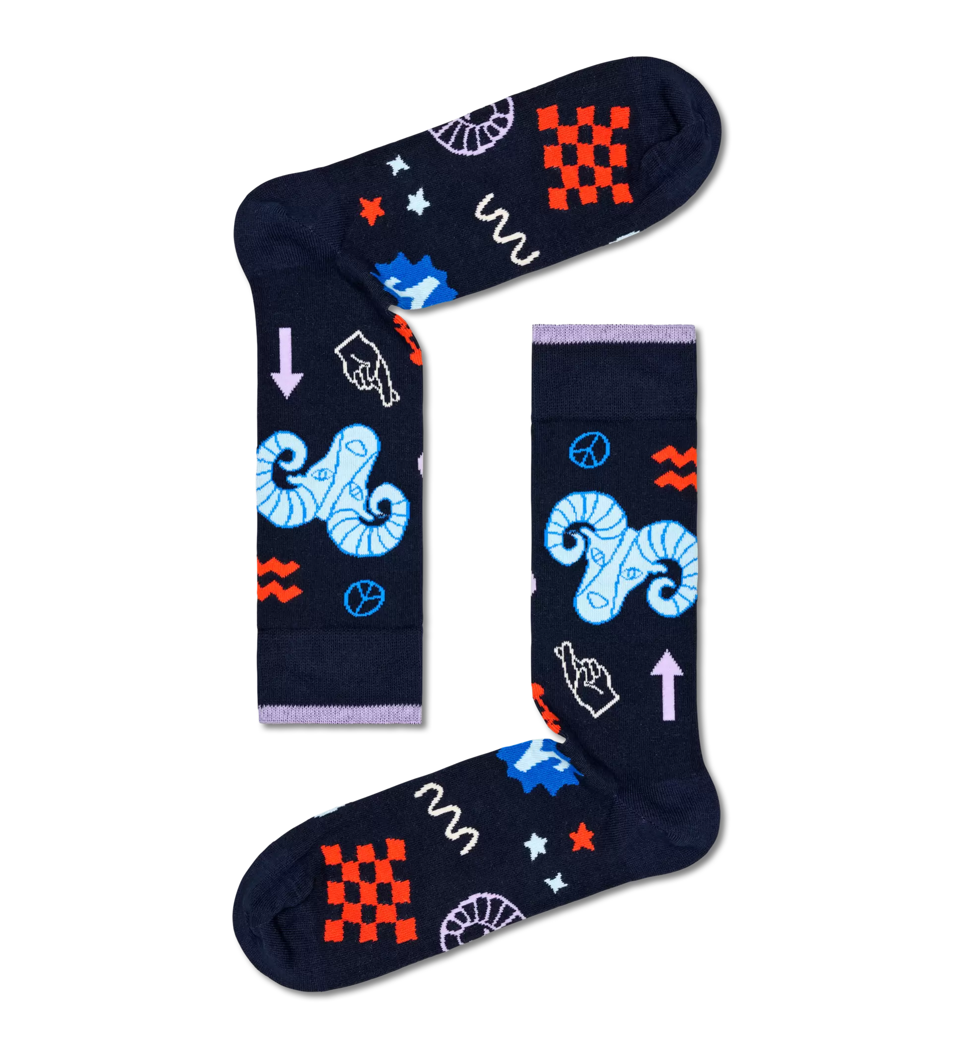 Tilbud: Aries Sock kr 9,8 på Happy Socks