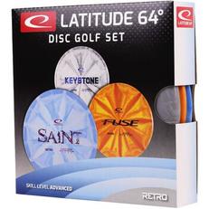Tilbud: Latitude 64 · Retro Burst Advanced Disc Golf starter sett kr 399 på Intersport