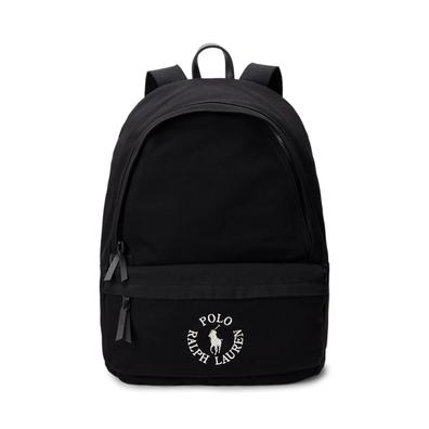 Tilbud: Logo-Embroidered Canvas Backpack kr 2699 på Ralph Lauren