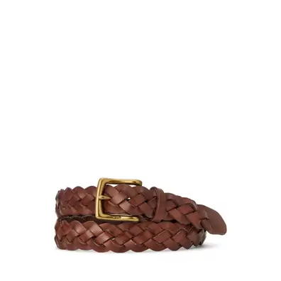 Tilbud: Braided Calfskin Belt kr 1799 på Ralph Lauren