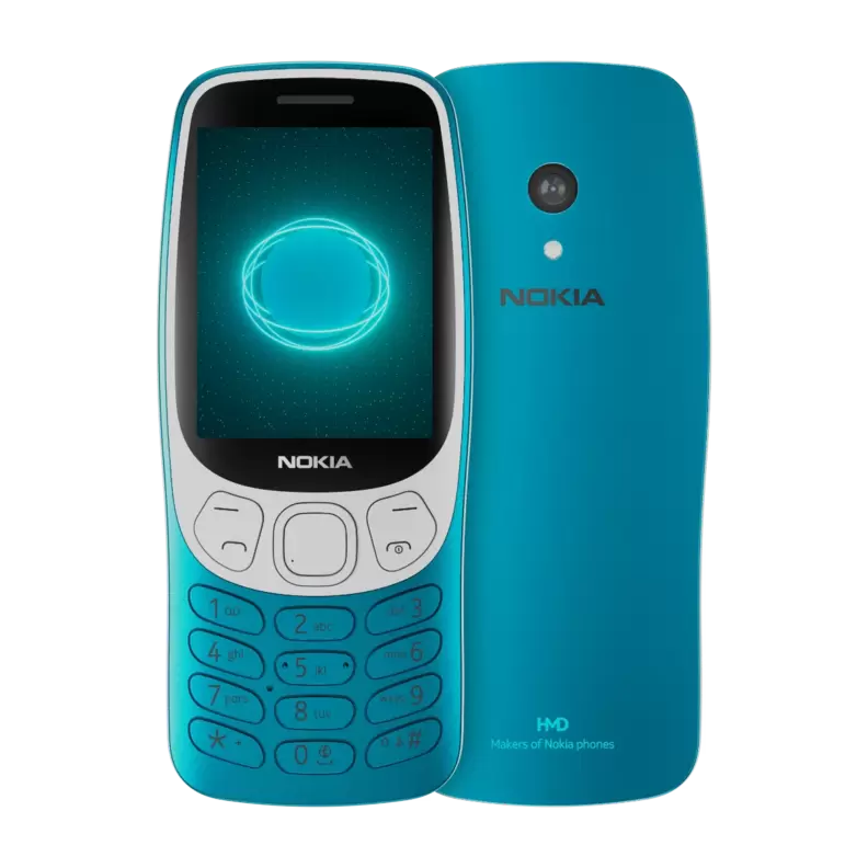 Tilbud: 3210 4G mobiltelefon, Scuba Blue kr 990 på POWER