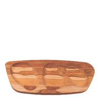 Tilbud: Fat tapas 54x24 cm teak kr 220 på Kitch'n