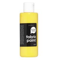 Tilbud: Fabric Paint 85 ml – gul dekkende tekstilfarge for mørke tekstiler kr 89,9 på Panduro