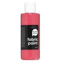 Tilbud: Fabric Paint 85 ml – rød dekkende tekstilfarge for mørke tekstiler kr 89,9 på Panduro