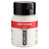 Tilbud: Amsterdam Acrylic akrylmaling 500 ml Titanium White 105 kr 199,9 på Panduro