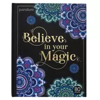 Tilbud: Malebok Believe in your magic, 20×25 cm, 40 ark / 80 motiv kr 109,9 på Panduro