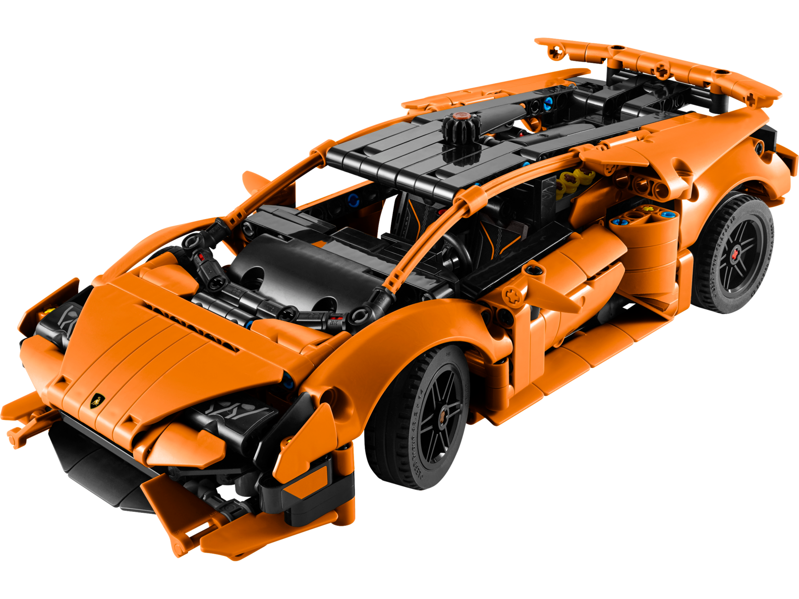 Tilbud: Oransje Lamborghini Huracán Tecnica kr 719,9 på Lego