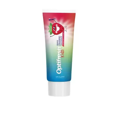 Tilbud: Kids Gentle Strawberry Toothpaste kr 55 på Oriflame