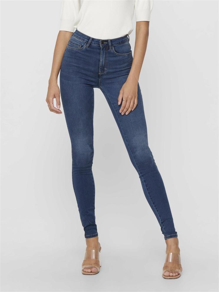 Tilbud: ONLRoyal hw Skinny fit jeans kr 379,95 på ONLY