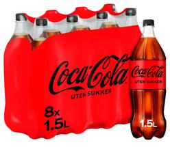 Tilbud: Coca-Cola u/Sukker kr 99 på Meny