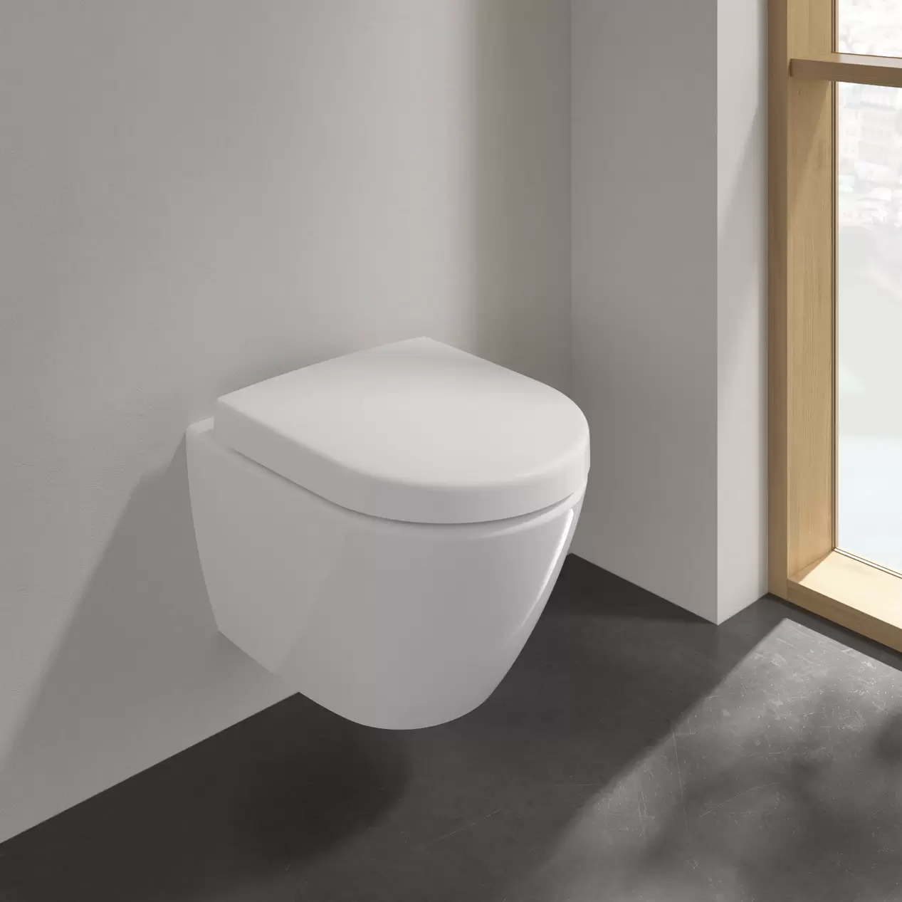 Tilbud: VILLEROY & BOCH SUBWAY 2.0 COMPACT VEGGSKÅL M/ÅPEN SPYLEKANT kr 2699 på Megaflis